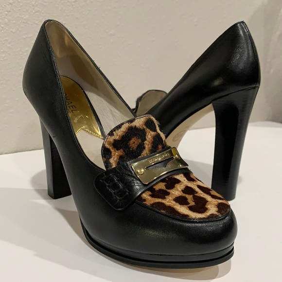 MICHAEL KORS Tierlyn Platform Heels Sz 9 1/2M - Picture 1 of 8